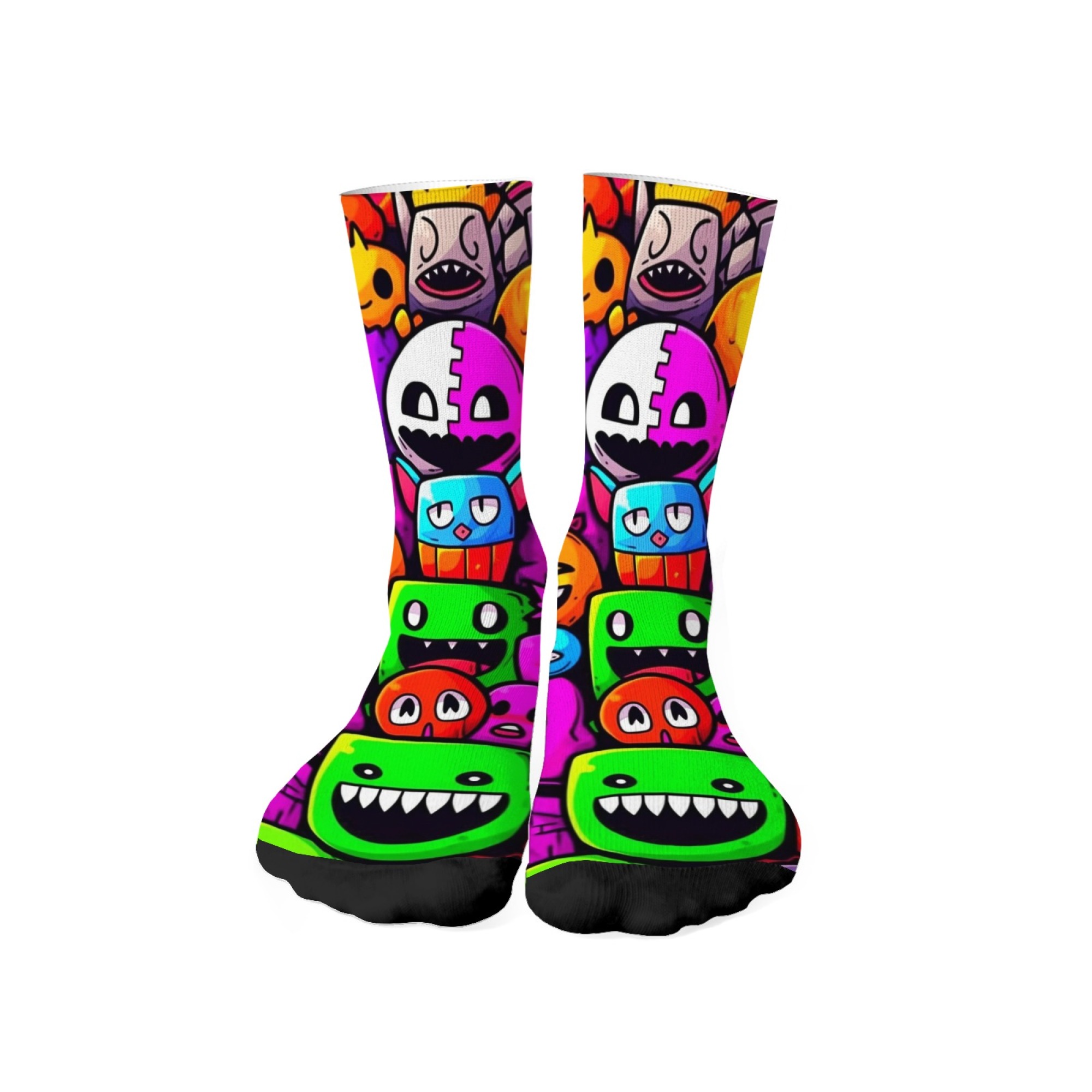 Quirky Street Fashion - Novel and Fun Monster Print Men's