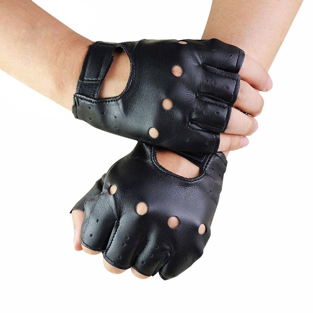 Street Fashion Gloves - Punk Gloves Men Half Finger Punk