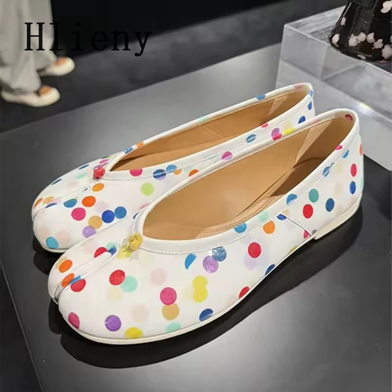 Street Fashion Walking - Hlieny Fashion Colorful Polka Dot Split