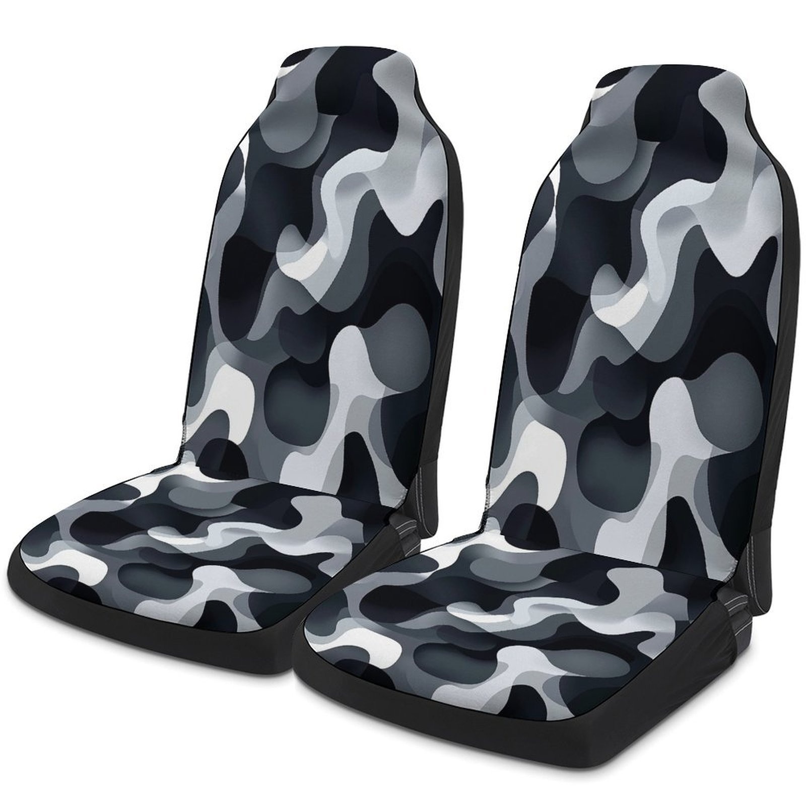Camo Pattern Set - Abstract Camo Pattern Themed Car Seat