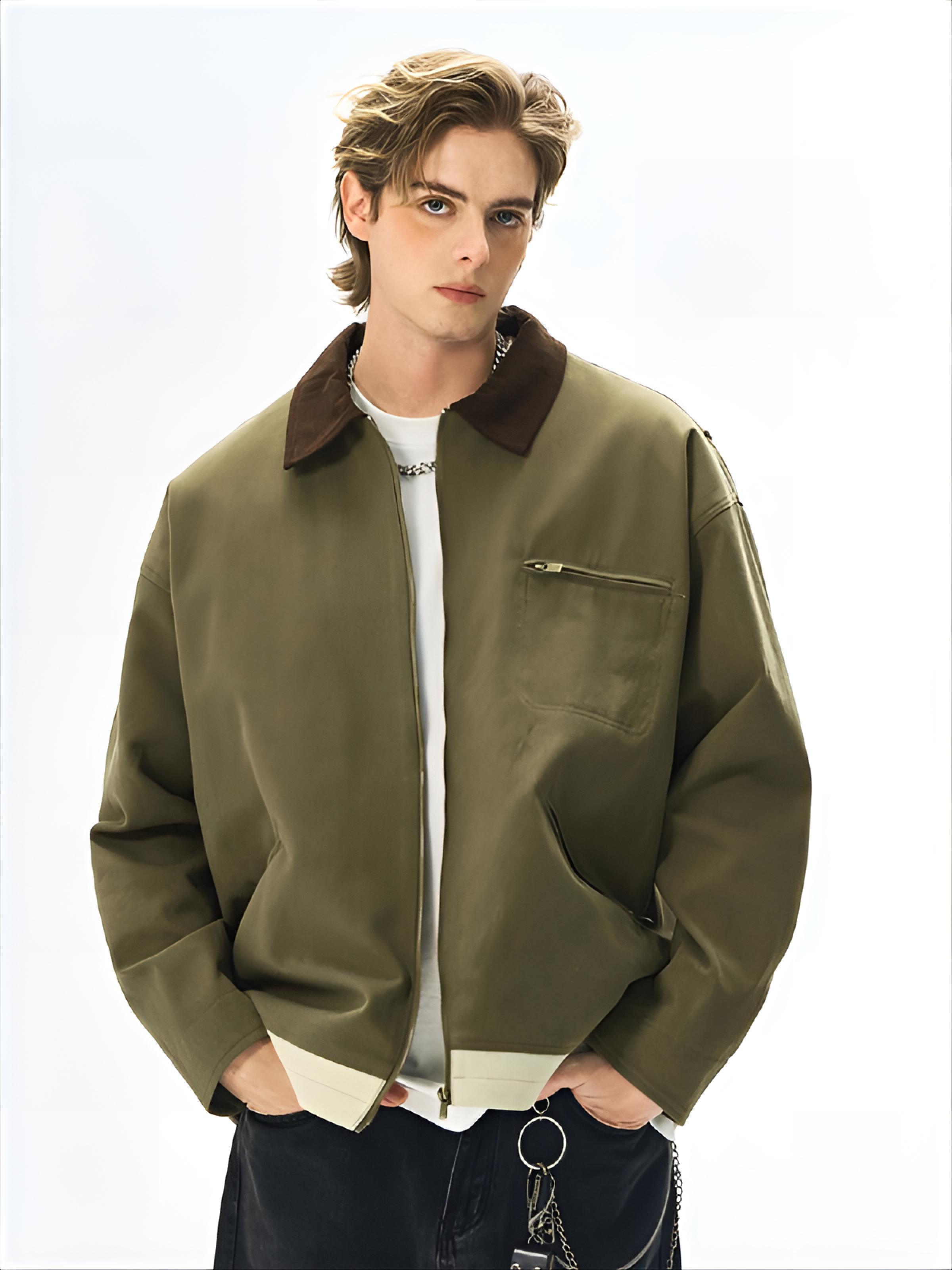 Street Fashion Events - Mens Jacket Man Fashion Coats Silver