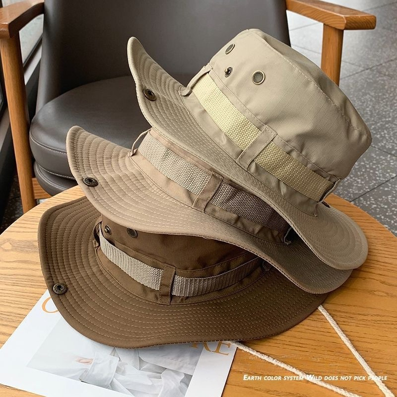 Bucket Hat Embroidered - New Outdoor Embroidered Bucket Hat Men