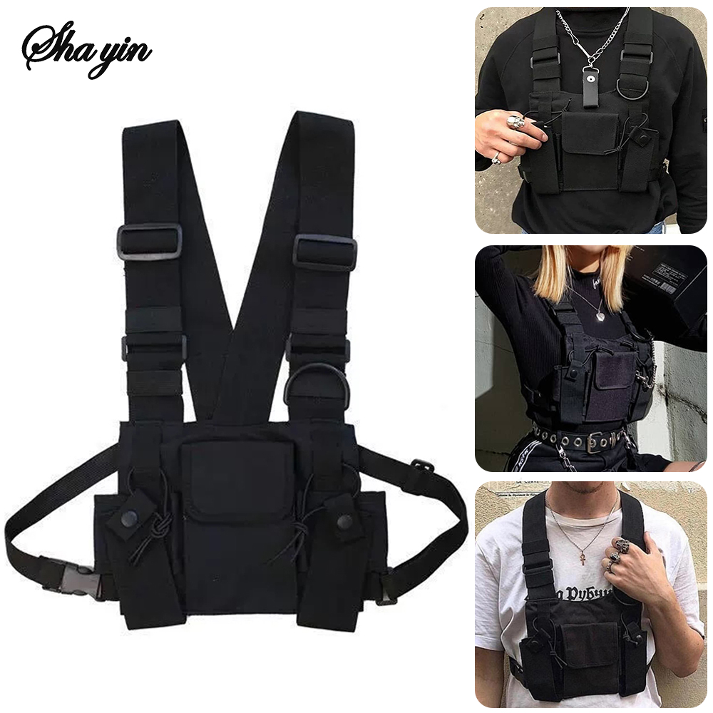 Street Fashion Types - Functional Tactical Chest Bag For Woman
