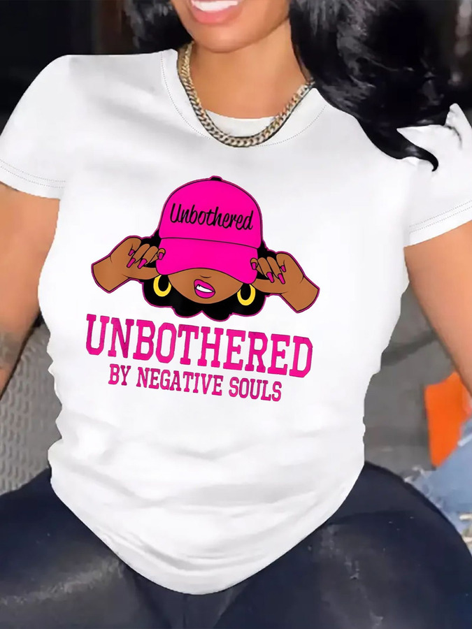 Italy Fashion Street - Womens TShirt Comfortable Crew Neck Casual