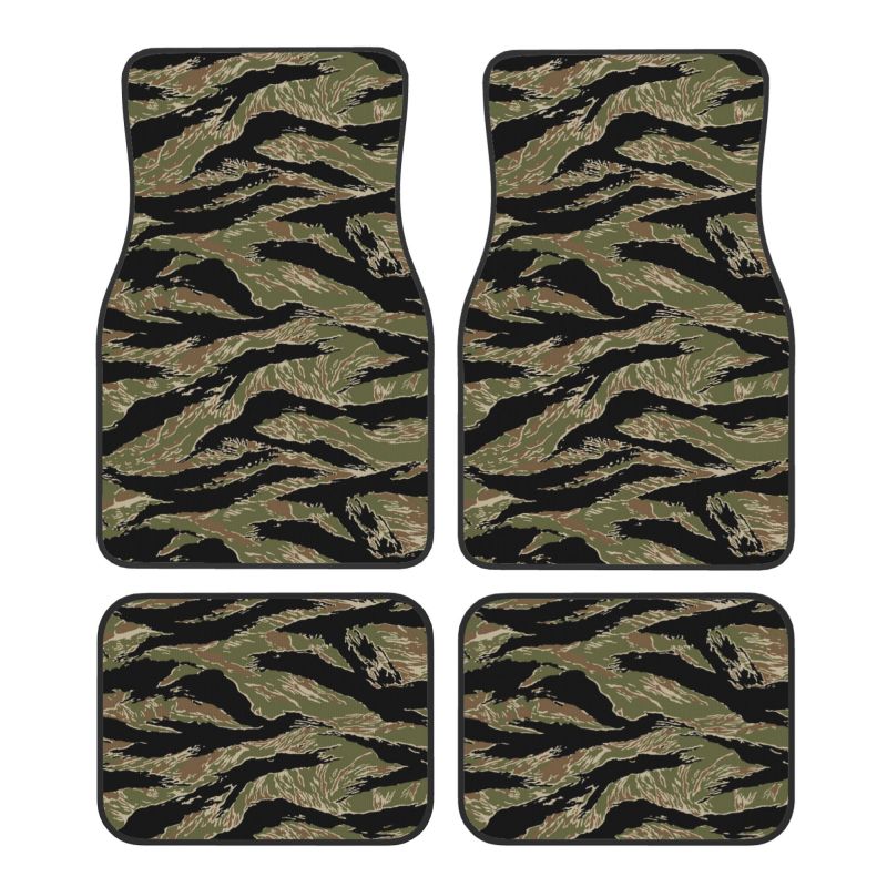 Camo Pattern Set - Tiger Stripe Camo Pattern Car Floor