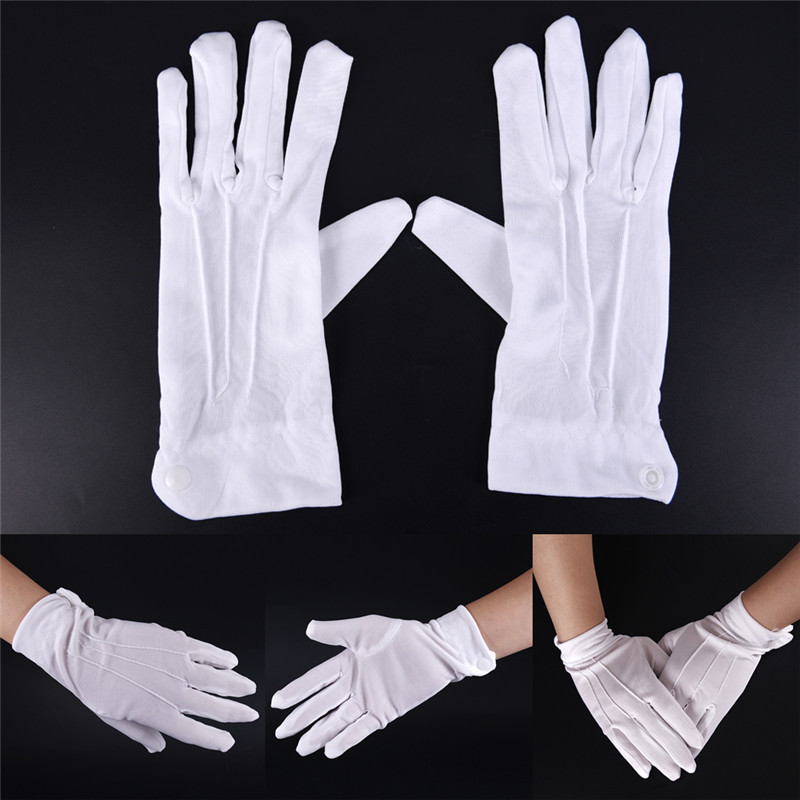 Street Fashion Gloves - 1Pair White Formal Gloves Men White