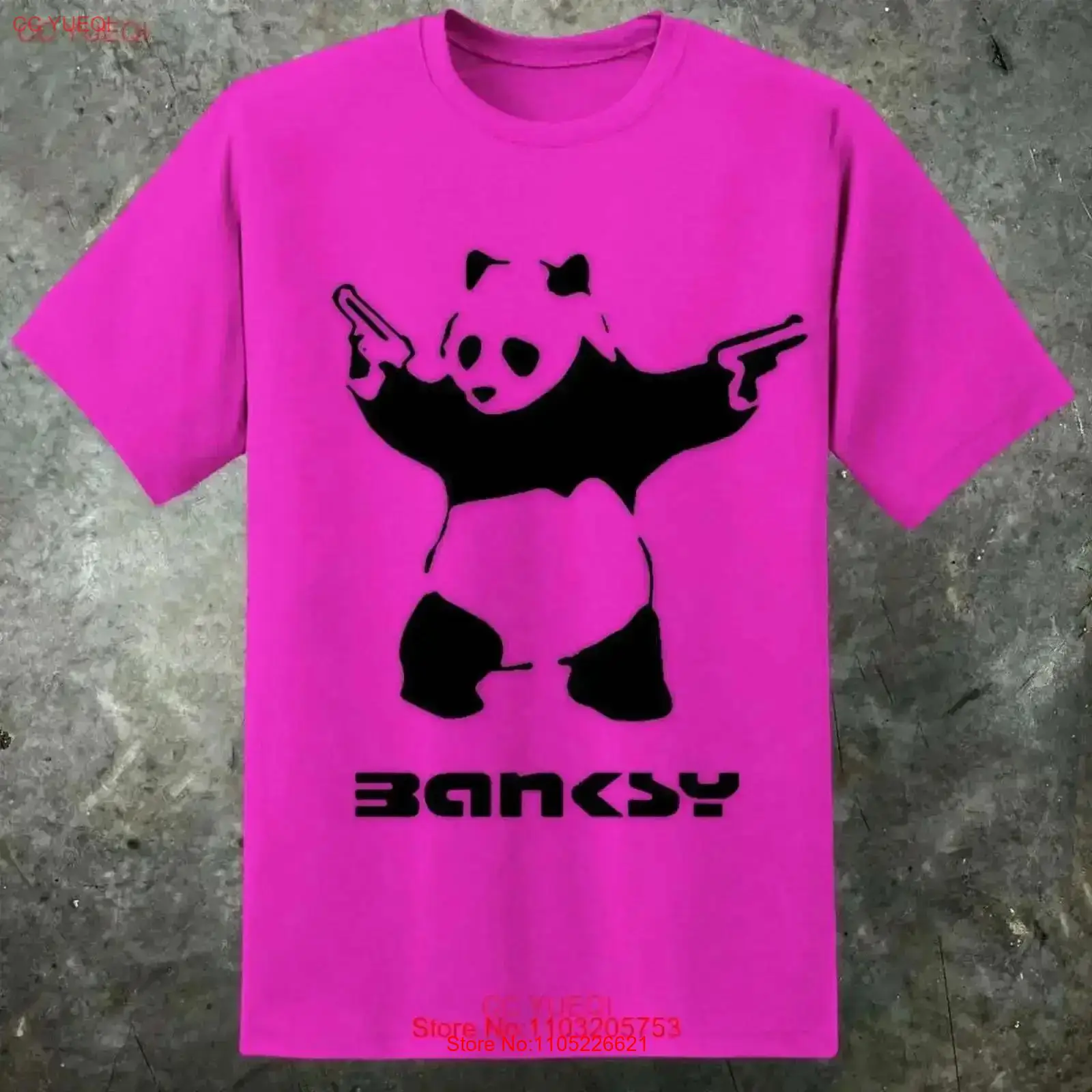 Street Fashion Uk - Banksy Inspired Mens Panda Guns T