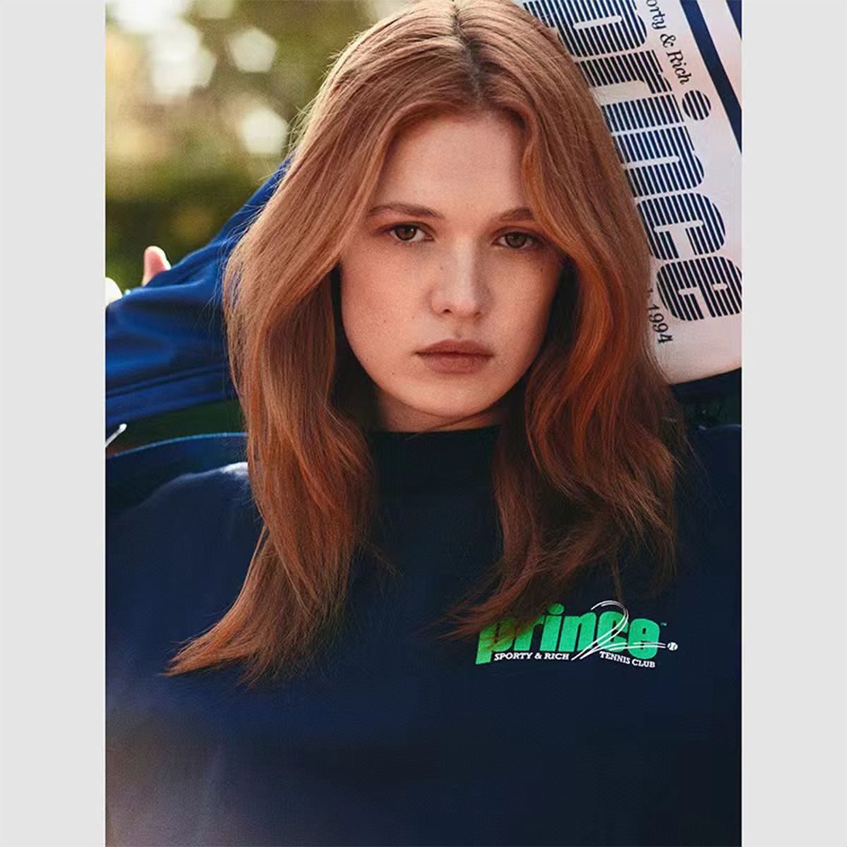 2024 Autumn Oversized Tennis C - Oversized Crewneck Fleece ulasan dan harga