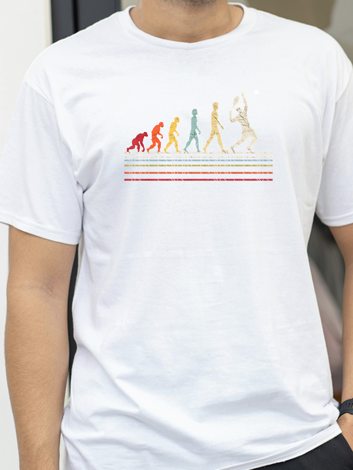 Funny Tennis Evolution Of Man  - Street Fashion Evolution ulasan dan harga