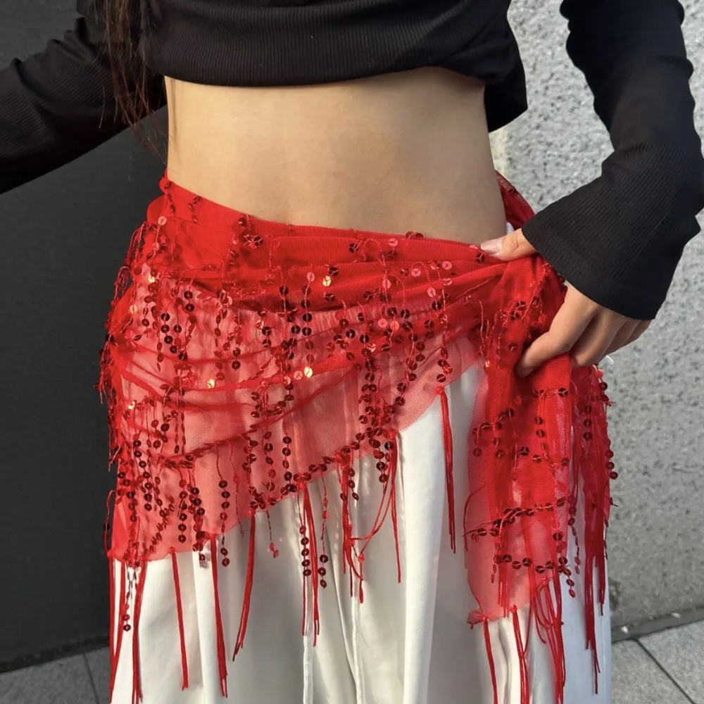 Fashion Sequins Belly Dance Be - Street Fashion Thailand ulasan dan harga