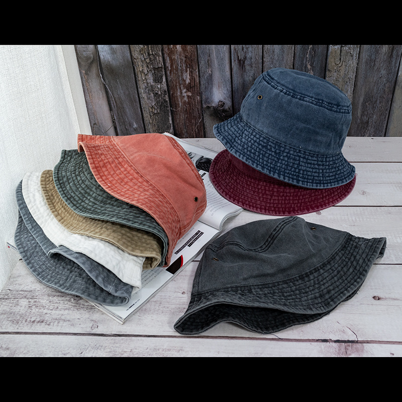 New Unisex Bucket Hat Fashion  - Bucket Hat Embroidered ulasan dan harga
