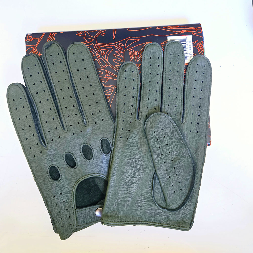 New Men's Genuine Leather Brea - Street Fashion Gloves ulasan dan harga