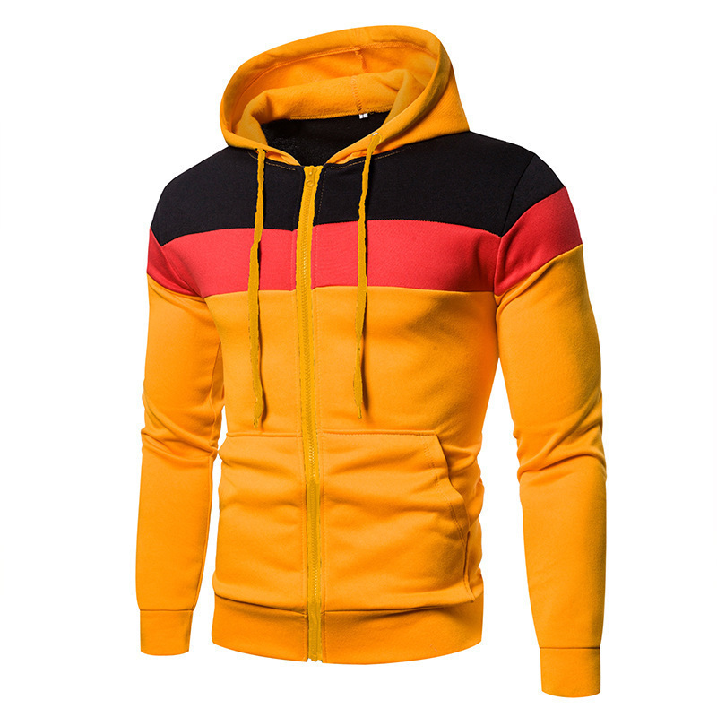 2025 Men's Patchwork Hoodie Ou - Street Fashion Fall 2025 ulasan dan harga