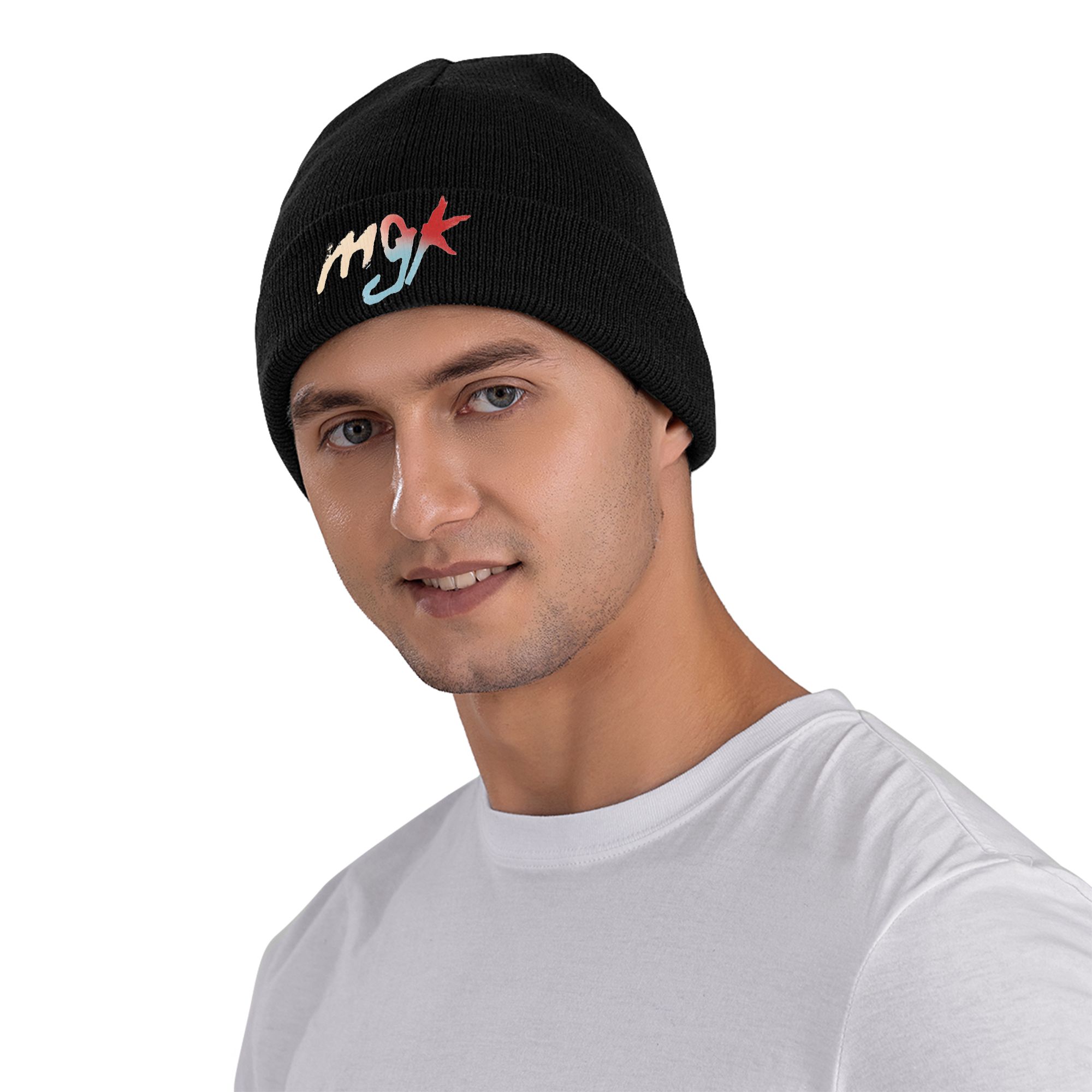 MGK Pop Punk Knitted Caps for  - Street Fashion Loverboy Hat ulasan dan harga