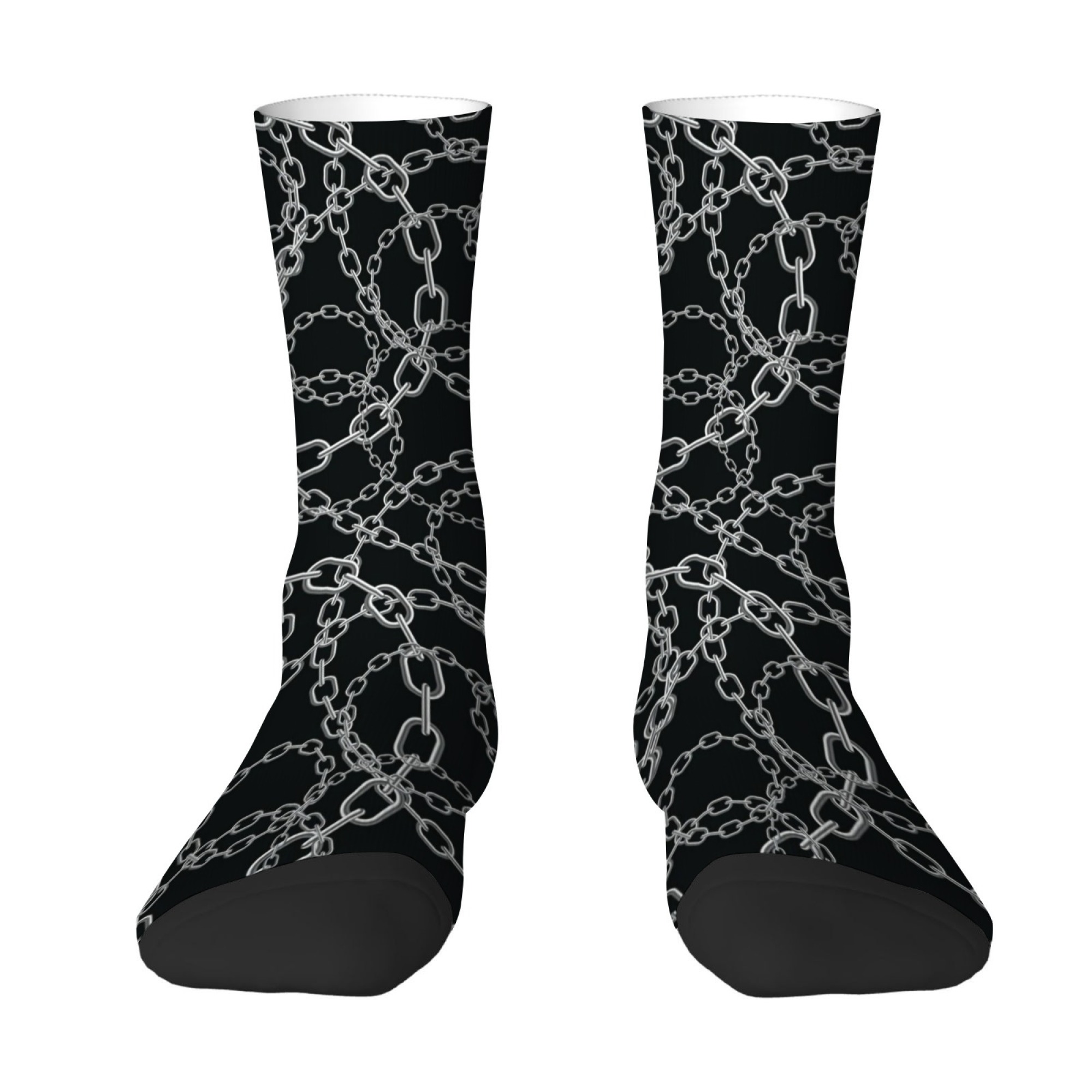 Fun Novel Chain Print Men's Mi - Quirky Street Fashion ulasan dan harga