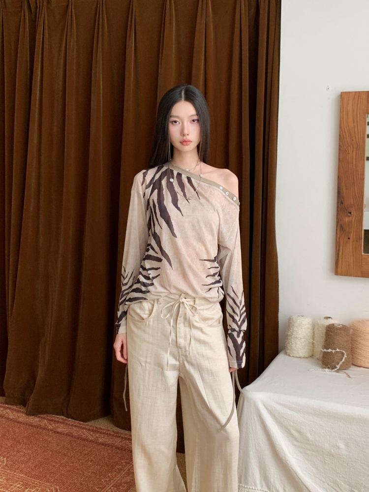 CHEERART Zebra Off Shoulder De - Street Fashion Fall 2025 ulasan dan harga