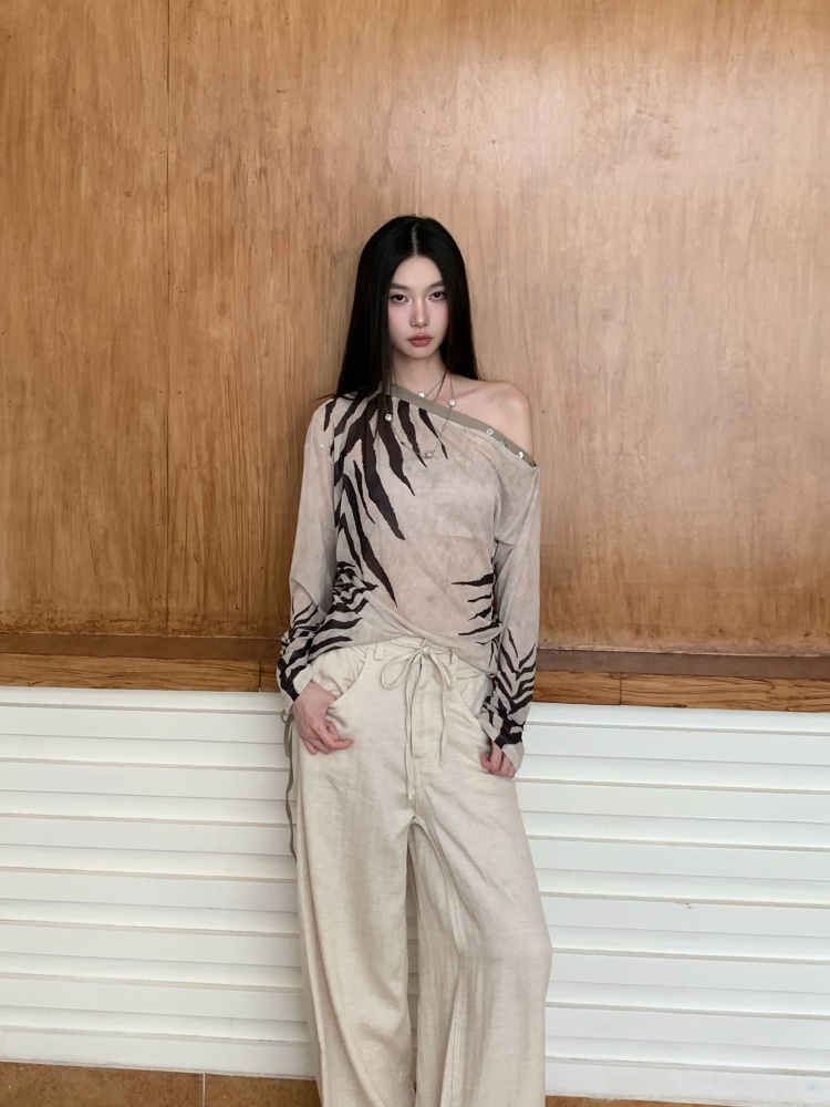 CHEERART Zebra Off Shoulder De - Street Fashion Fall 2025 ulasan dan harga