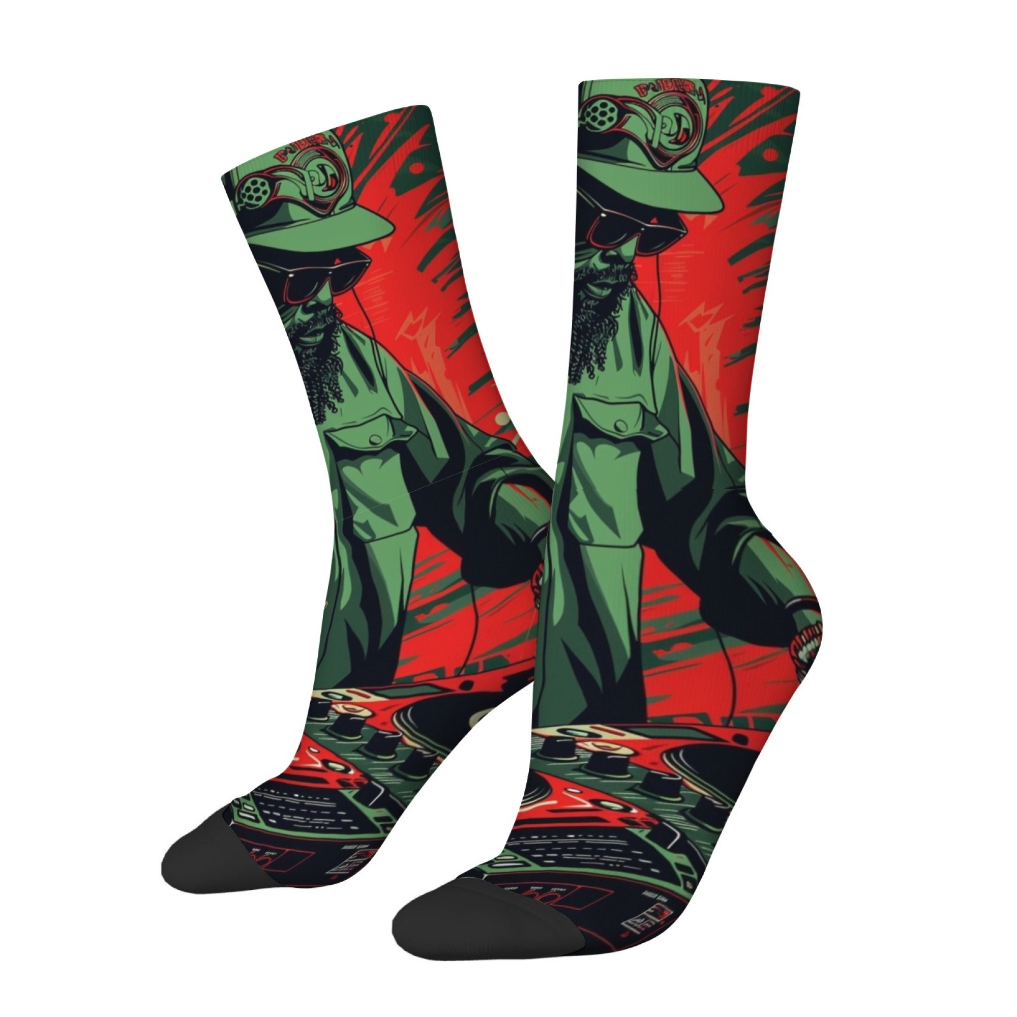 Rebellious Rock Music DJ Print - Quirky Street Fashion ulasan dan harga