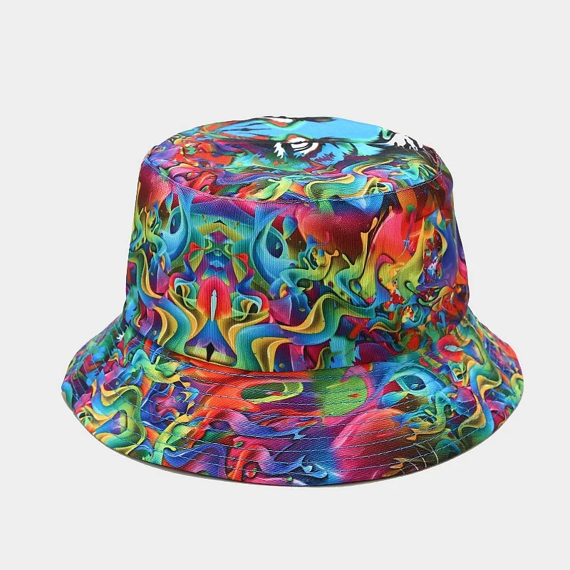Four Seasons Cotton Flowers Gr - Bucket Hat Embroidered ulasan dan harga