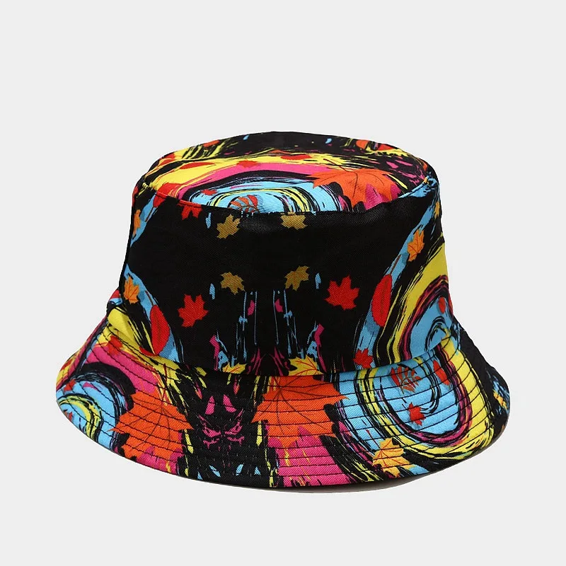 Four Seasons Cotton Flowers Gr - Bucket Hat Embroidered ulasan dan harga