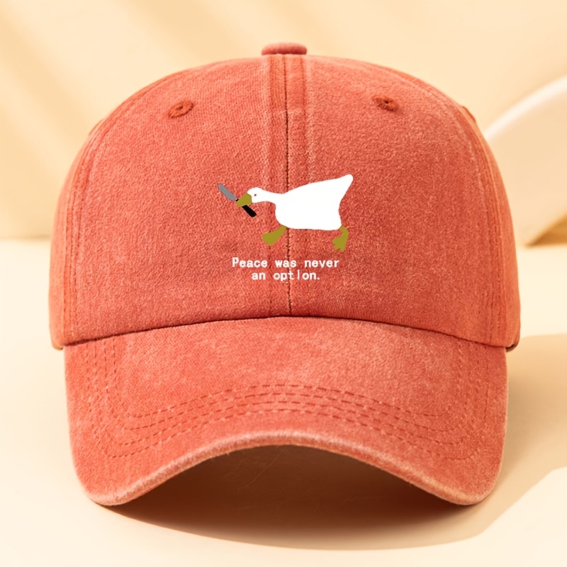 A running goose fashionable pr - Bucket Hat Embroidered ulasan dan harga