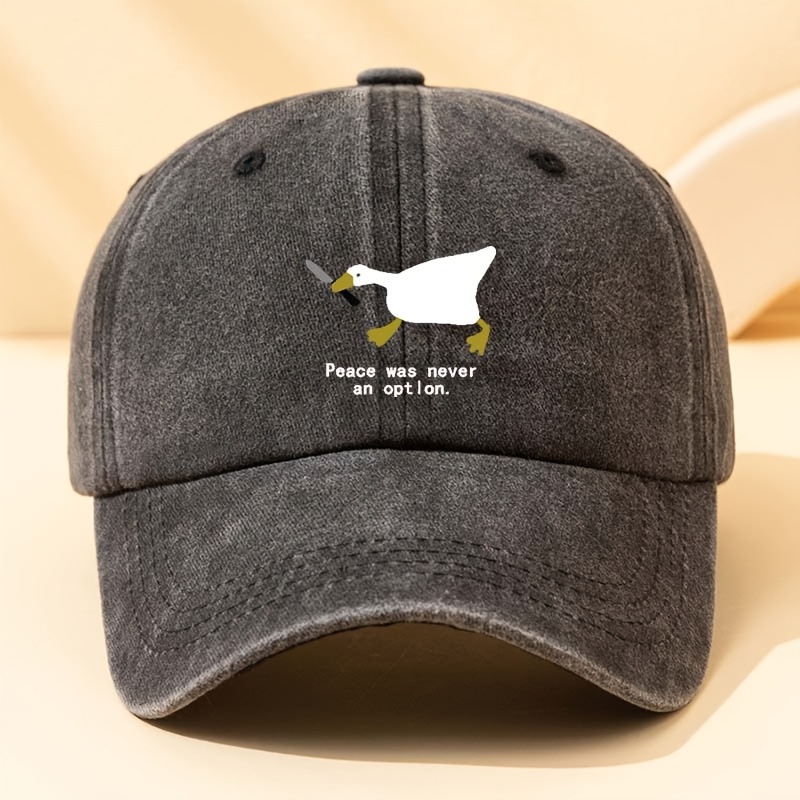A running goose fashionable pr - Bucket Hat Embroidered ulasan dan harga