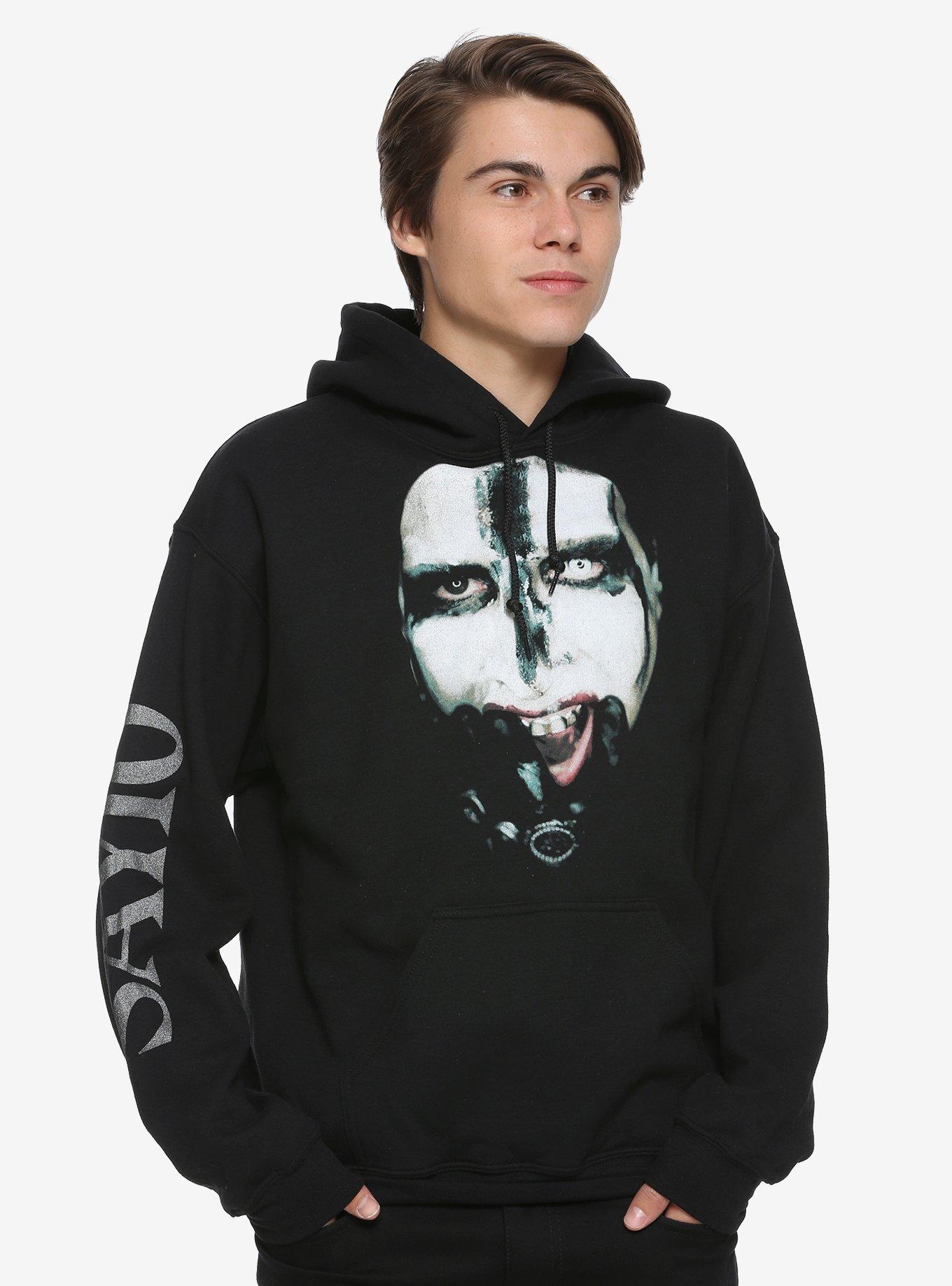 Marilyn Manson Hoodie Oversize - Oversized Crewneck Fleece ulasan dan harga