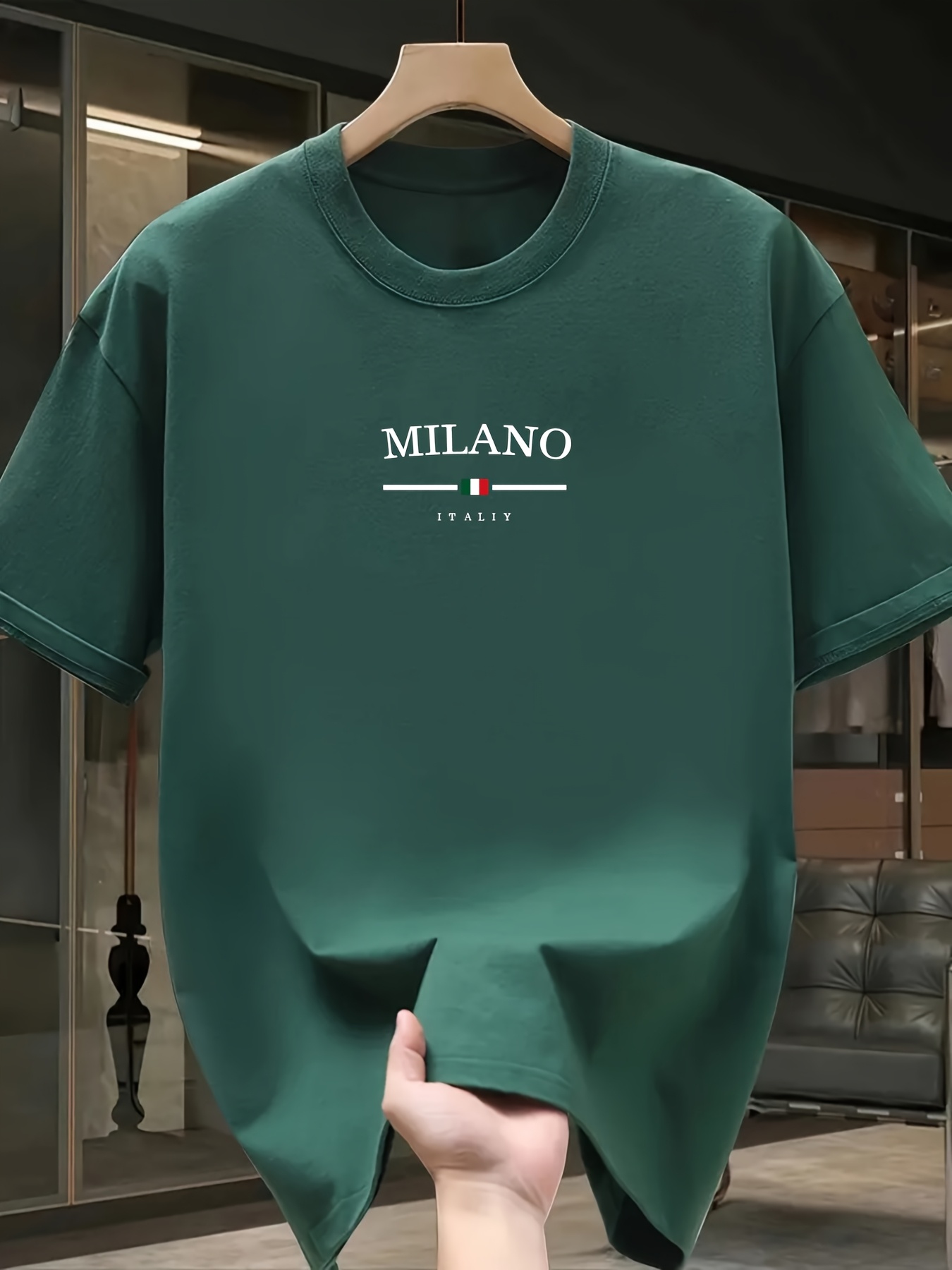 Men's 100% pure cotton fashion - Street Fashion Milan ulasan dan harga