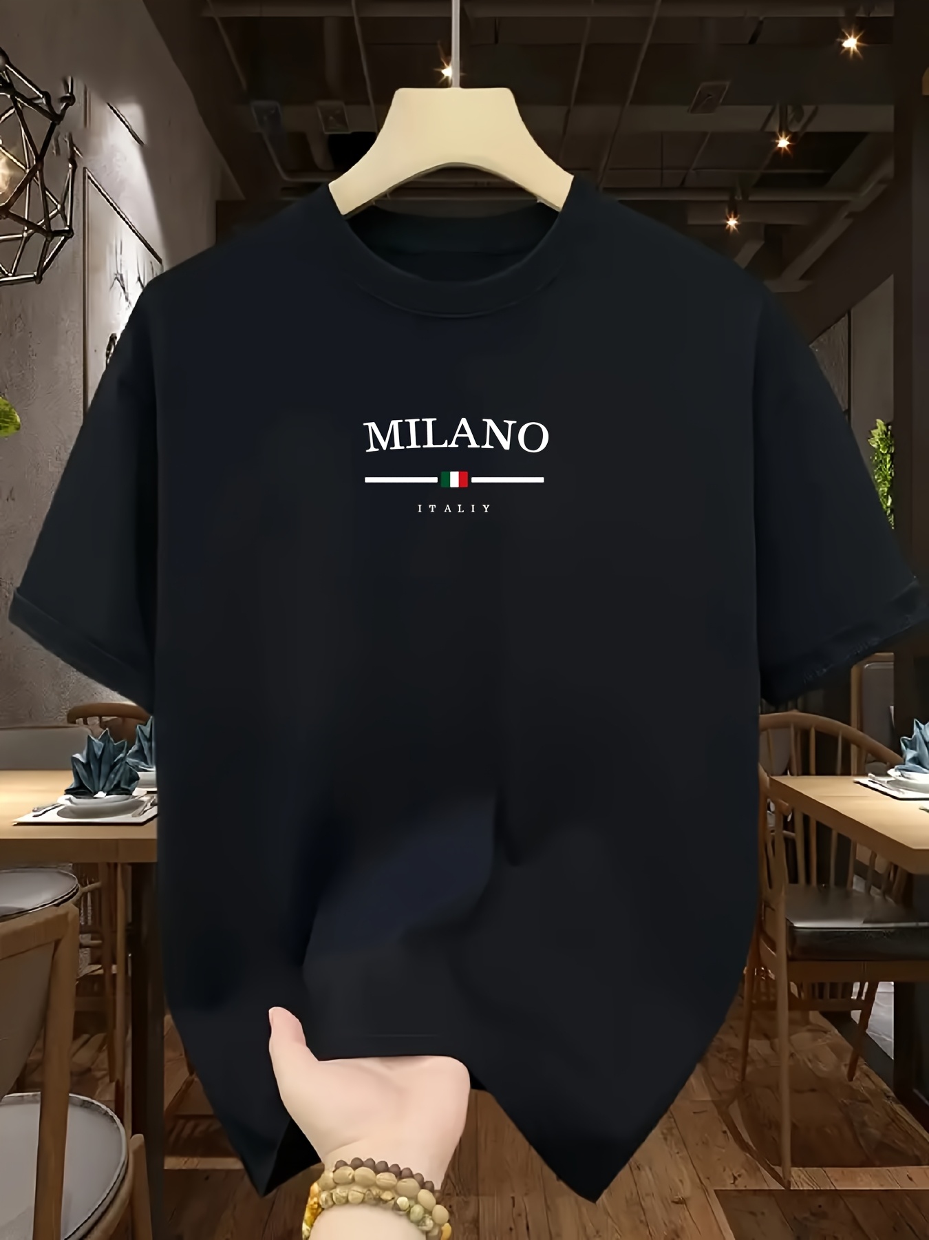 Men's 100% pure cotton fashion - Street Fashion Milan ulasan dan harga