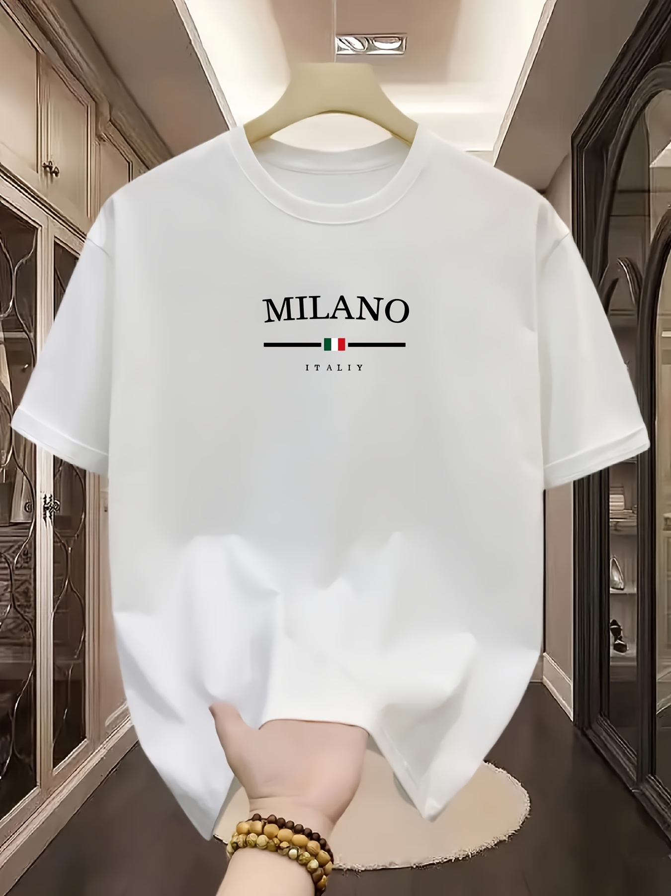 Men's 100% pure cotton fashion - Street Fashion Milan ulasan dan harga