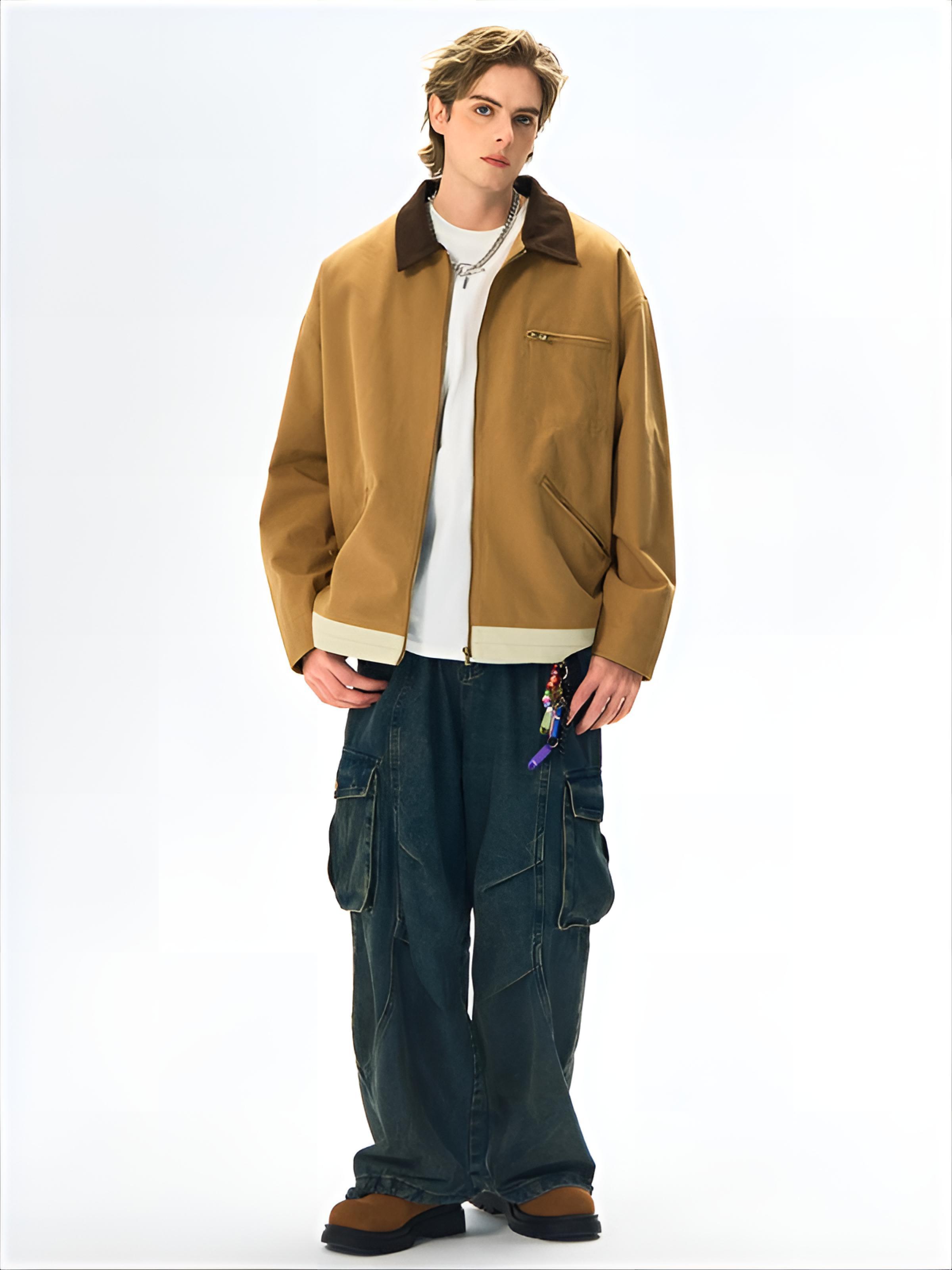Mens Jacket Man Fashion Coats  - Street Fashion Events ulasan dan harga