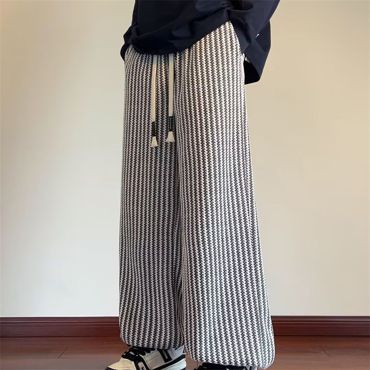 Summer New 2026 Men's Stripe P - Street Fashion Trends 2026 ulasan dan harga