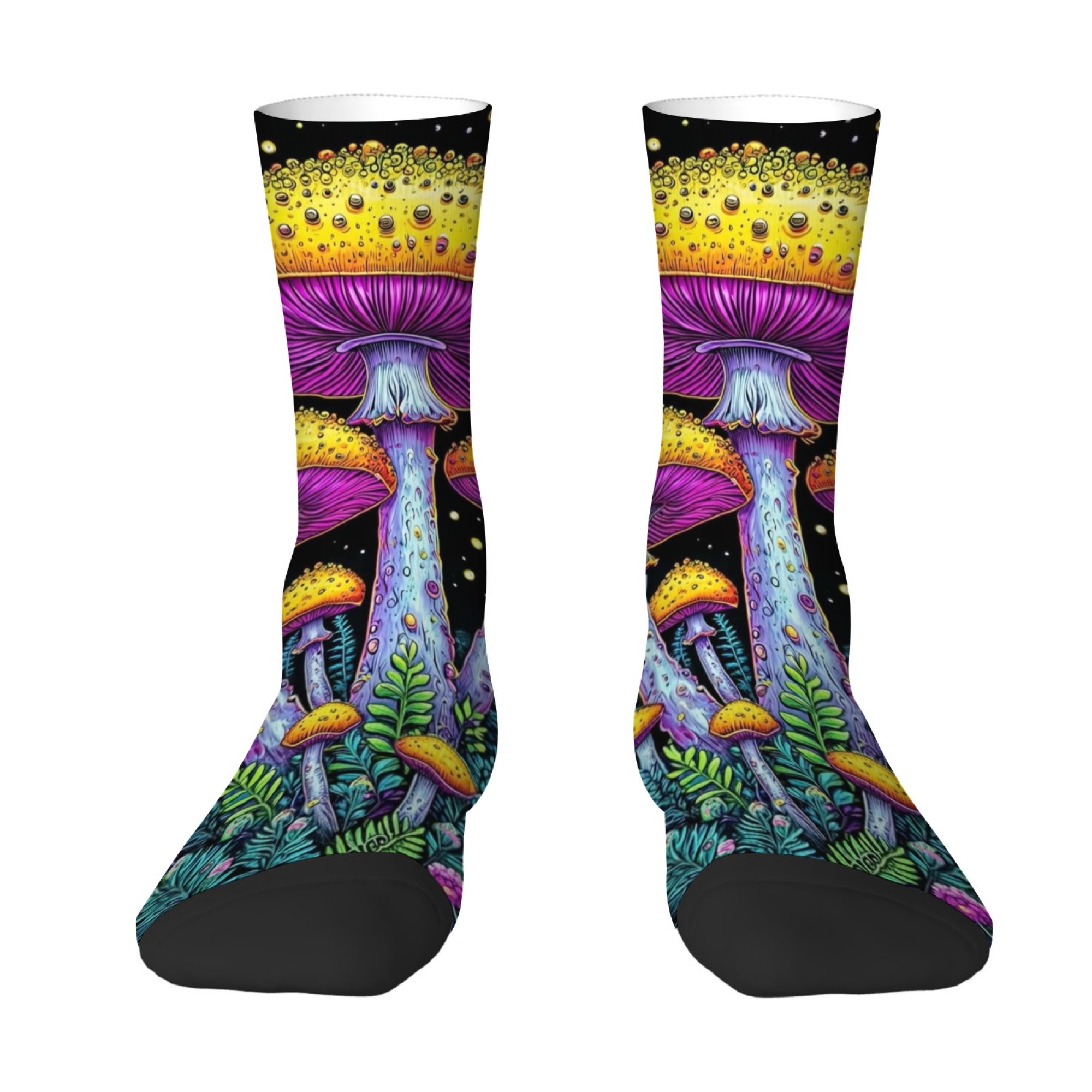 Fun Cartoon Yellow Mushroom Pr - Quirky Street Fashion ulasan dan harga
