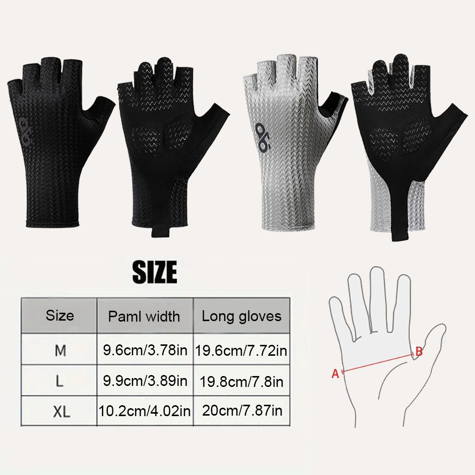 Summer Breathable Half Finger  - Street Fashion Gloves ulasan dan harga
