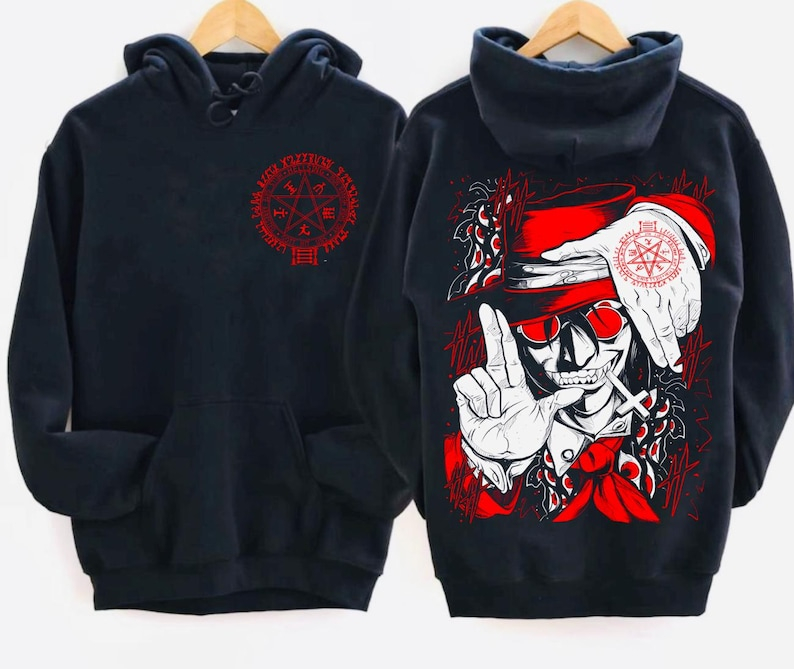 Hellsing Hoodie Oversized Unis - Oversized Crewneck Fleece ulasan dan harga