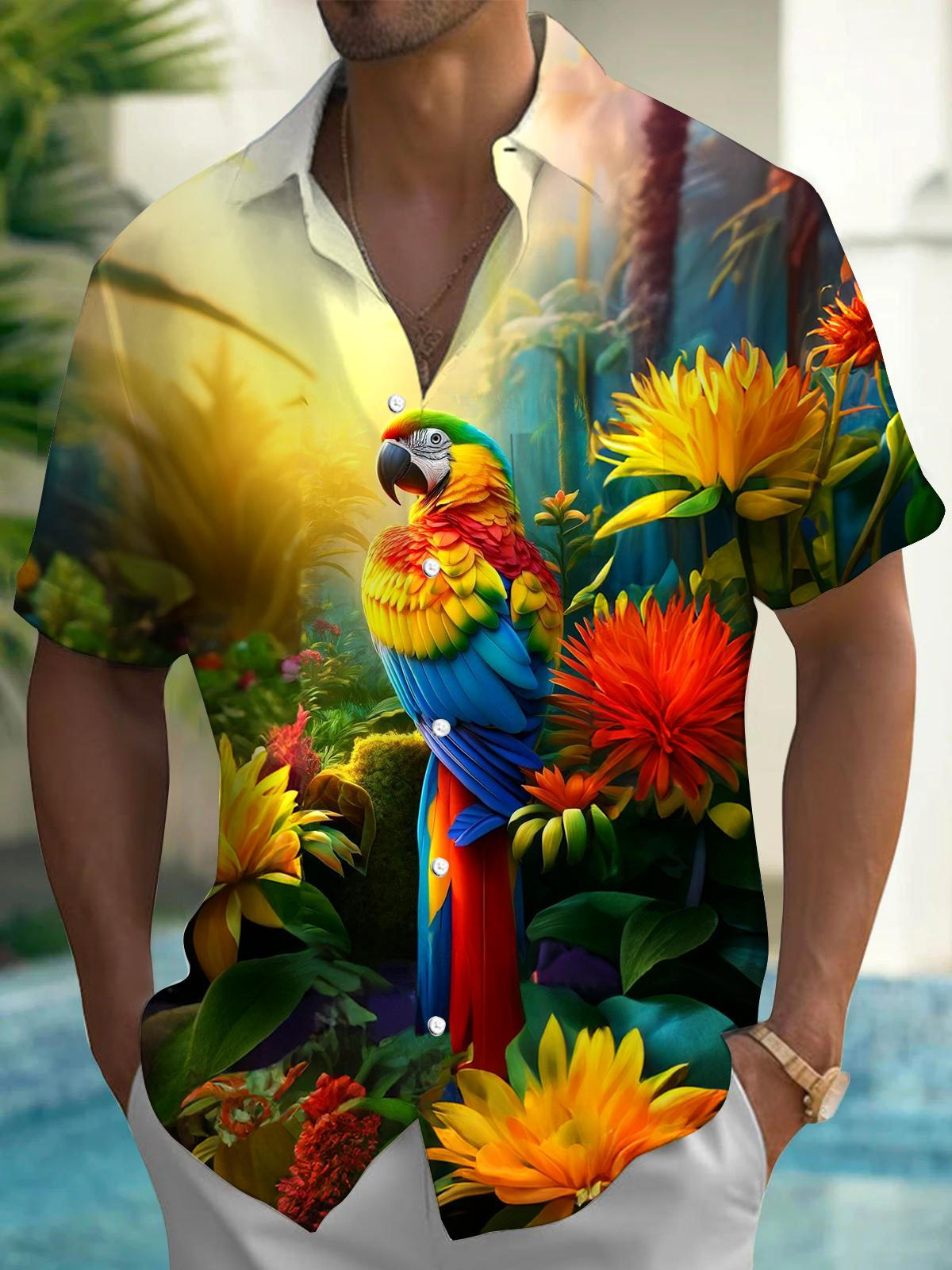 New Hawaii Spring/Summer Fashi - Street Fashion Walking ulasan dan harga