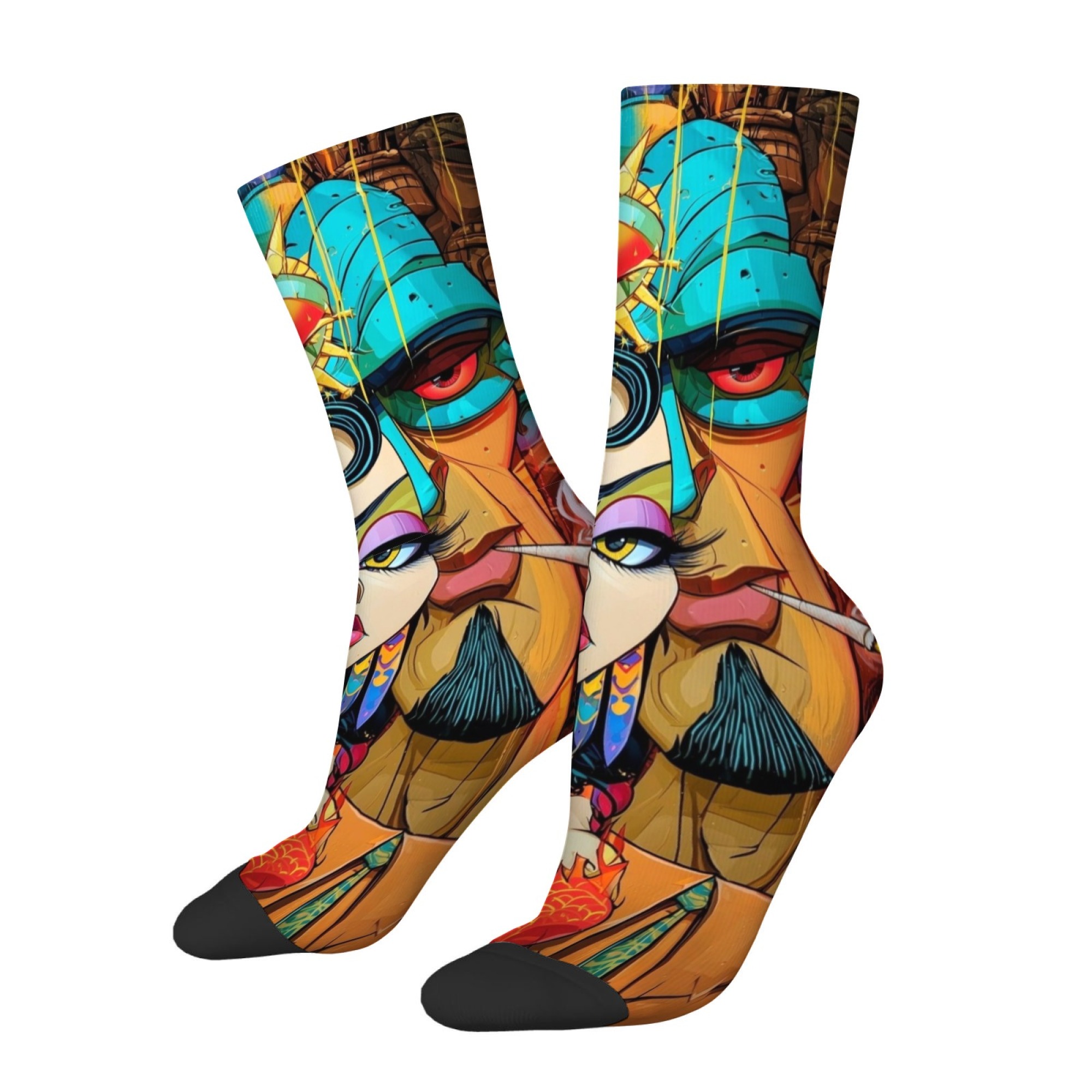 Retro Quirky Abstract Print Me - Quirky Street Fashion ulasan dan harga