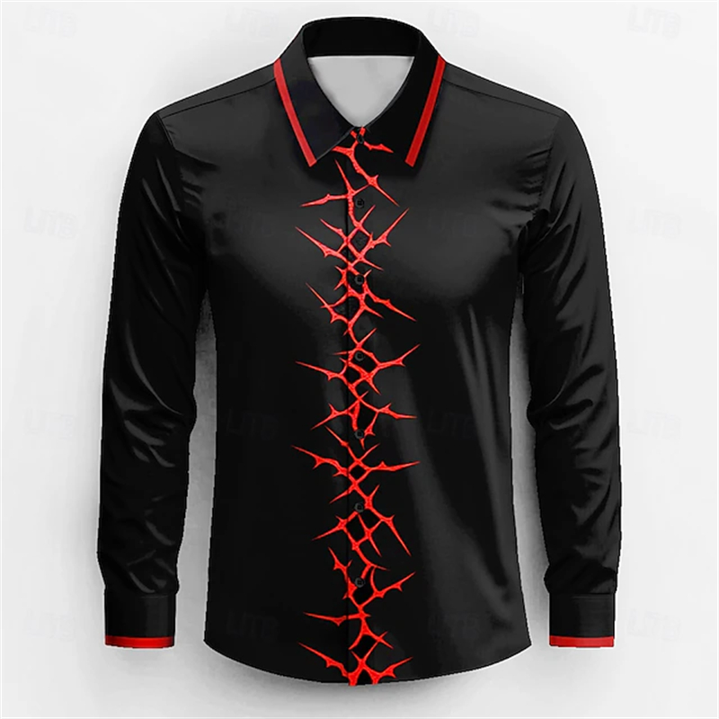 2026 Men's Long Sleeve Shirt C - Street Fashion Events ulasan dan harga
