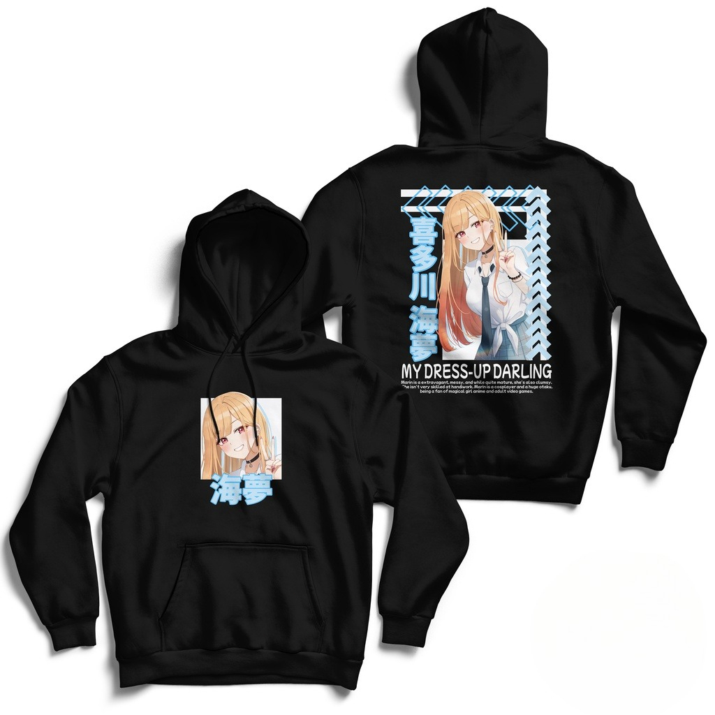 My Dress-Up Darling Hoodie Ove - Oversized Crewneck Fleece ulasan dan harga