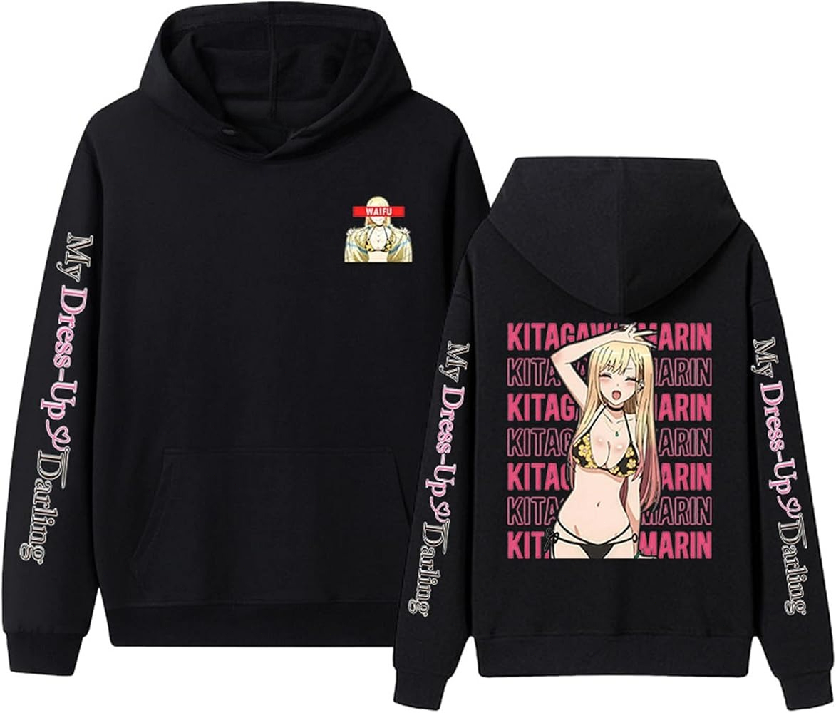 My Dress-Up Darling Hoodie Ove - Oversized Crewneck Fleece ulasan dan harga