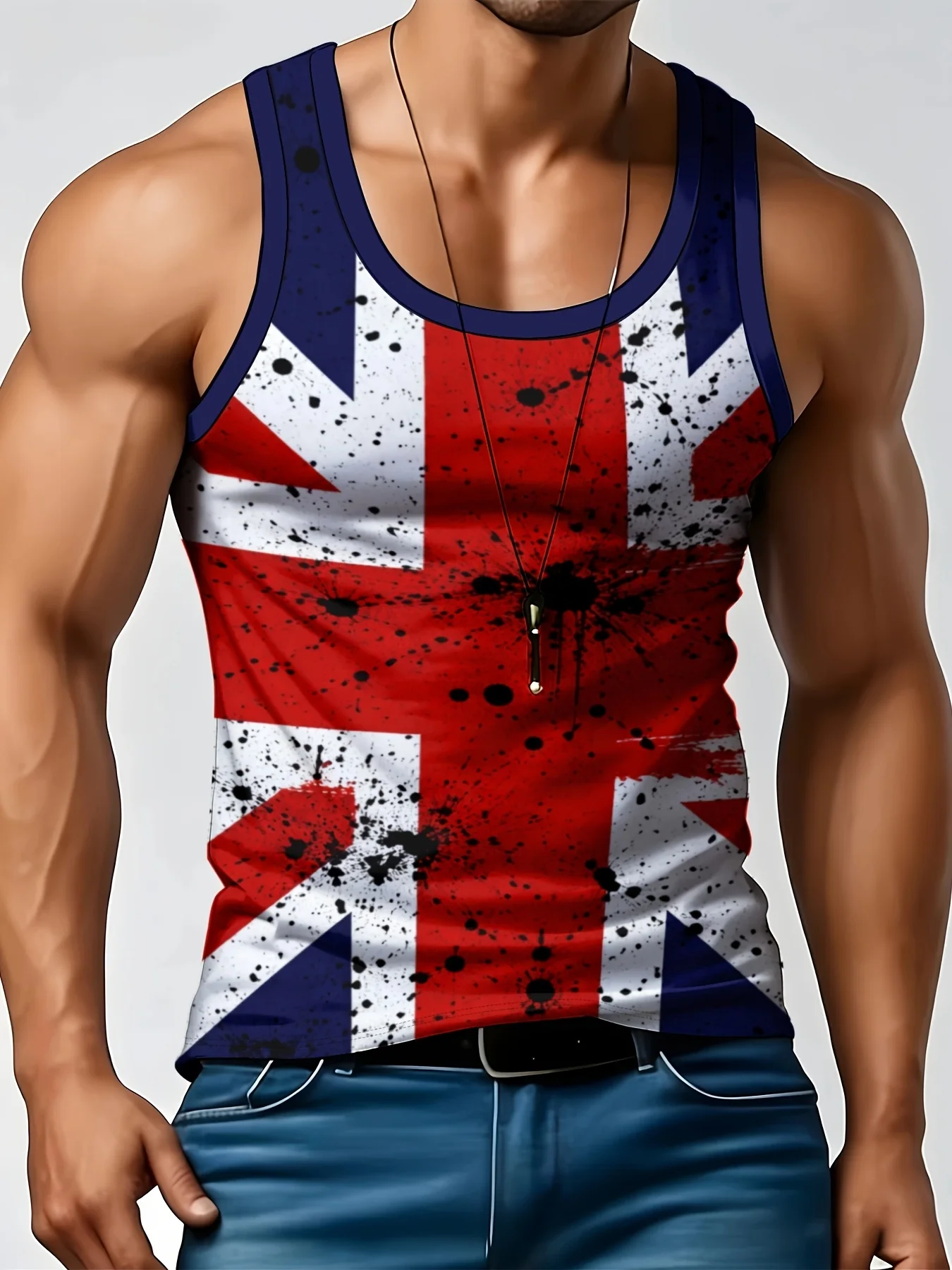 Vintage Splash Ink UK Print Me - Street Fashion Uk ulasan dan harga