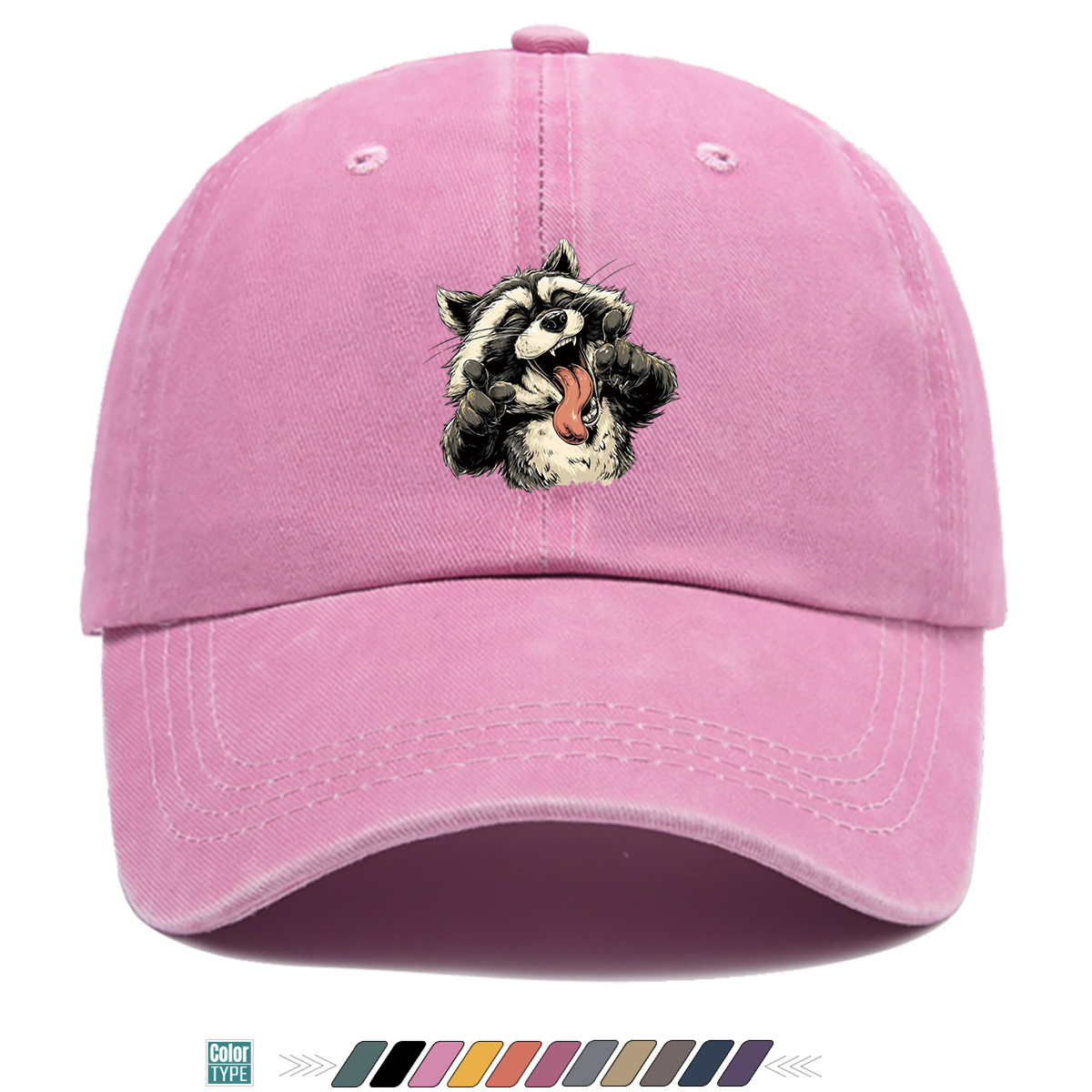 1pc Quirky Grinning Raccoon Pr - Quirky Street Fashion ulasan dan harga