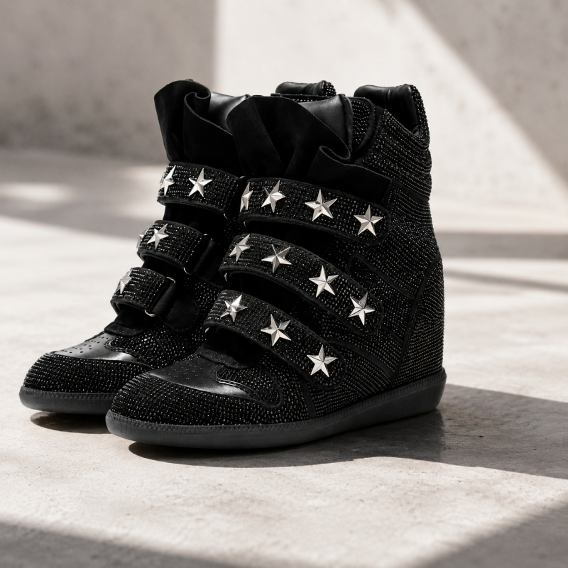 Women’s Rhinestone Ankle Boots - Street Fashion Walking ulasan dan harga
