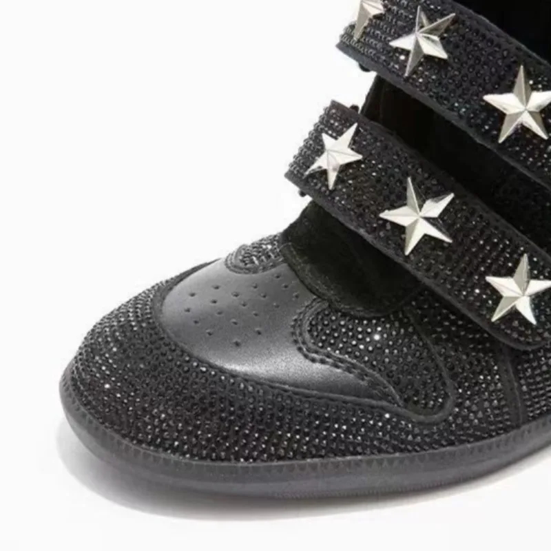 Women’s Rhinestone Ankle Boots - Street Fashion Walking ulasan dan harga