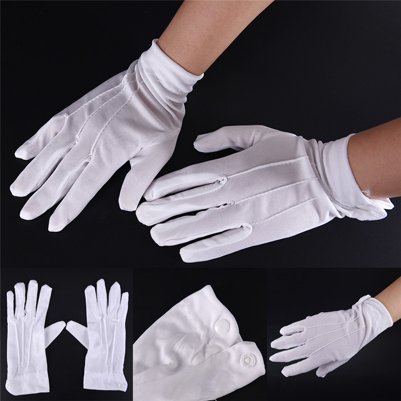 1Pair White Formal Gloves Men  - Street Fashion Gloves ulasan dan harga