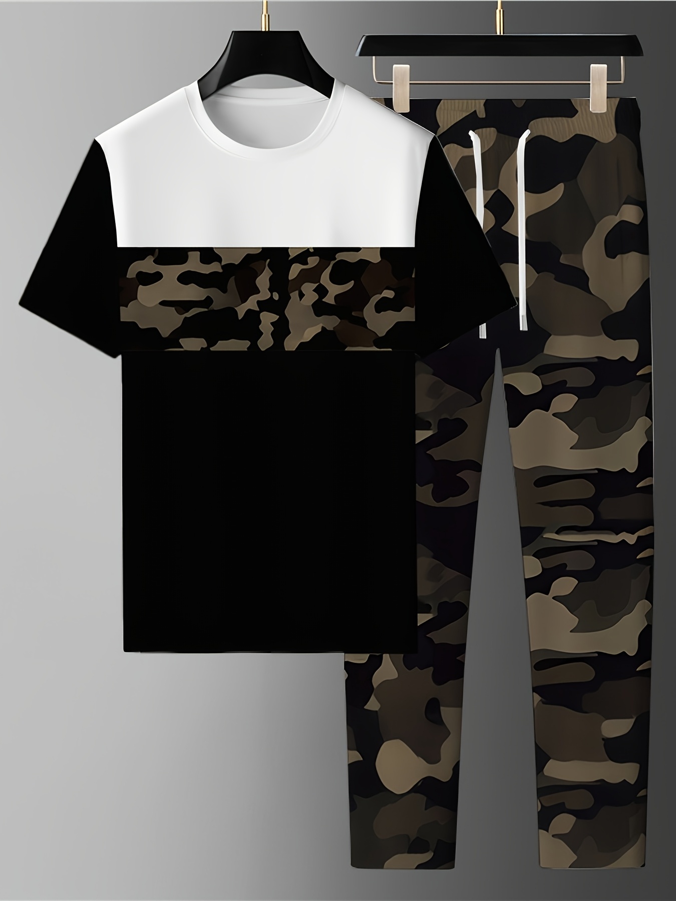 2026 Summer New Men's Short-Sl - Camo Pattern Set ulasan dan harga