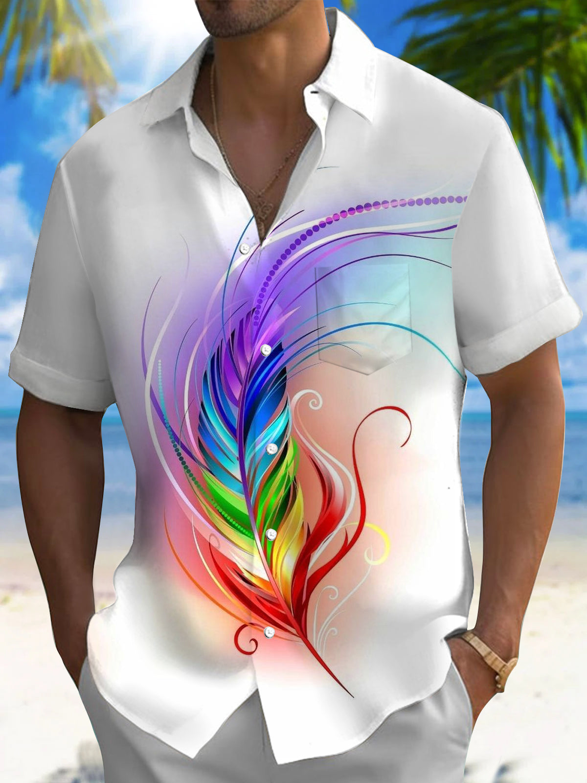 New Hawaii Spring/Summer Fashi - Street Fashion Walking ulasan dan harga