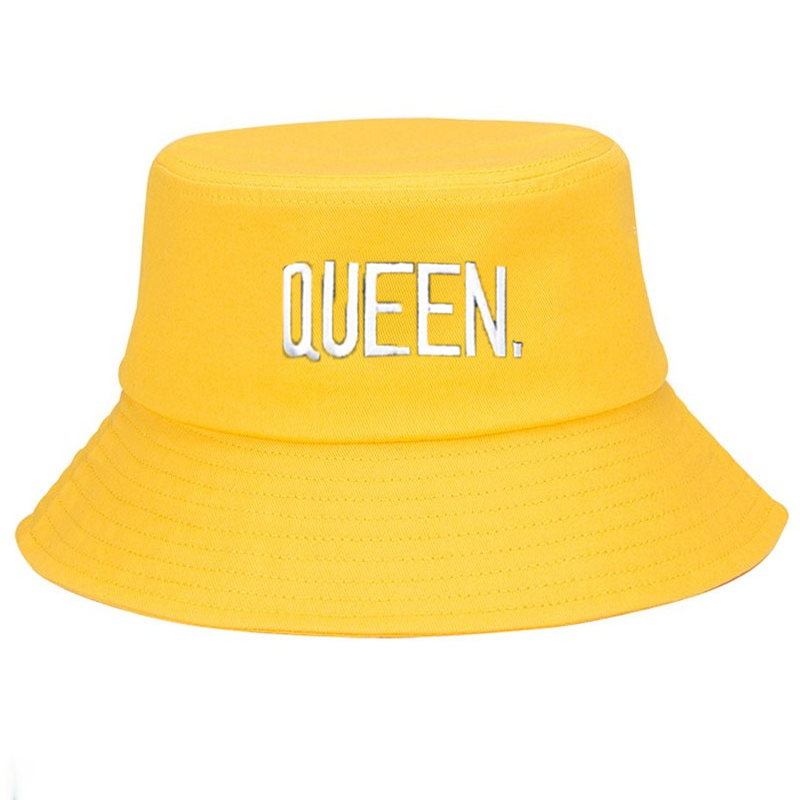 Customize Queen Embroidered Bu - Bucket Hat Embroidered ulasan dan harga