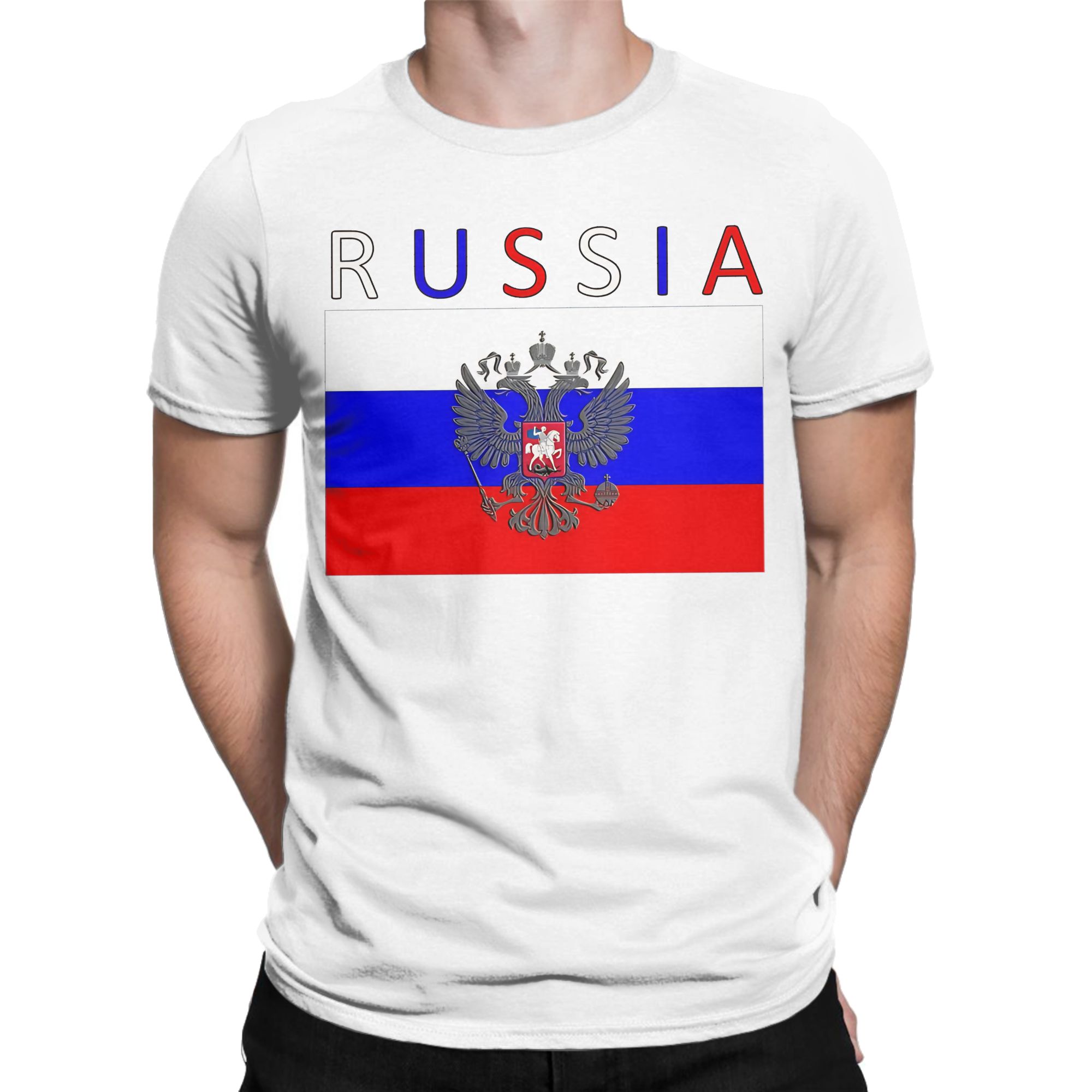 Russia Flag T Shirt  Fashion T - Street Fashion Russia ulasan dan harga