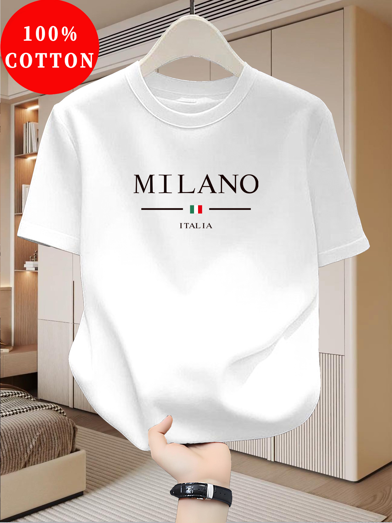 Milan Pattern Printed Short Sl - Street Fashion Milan ulasan dan harga